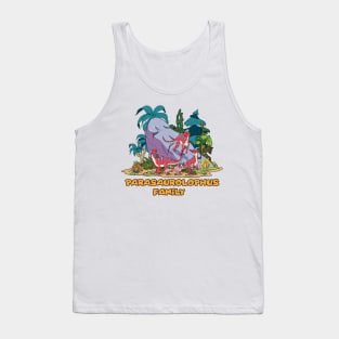 Parasaurolophus family Tank Top